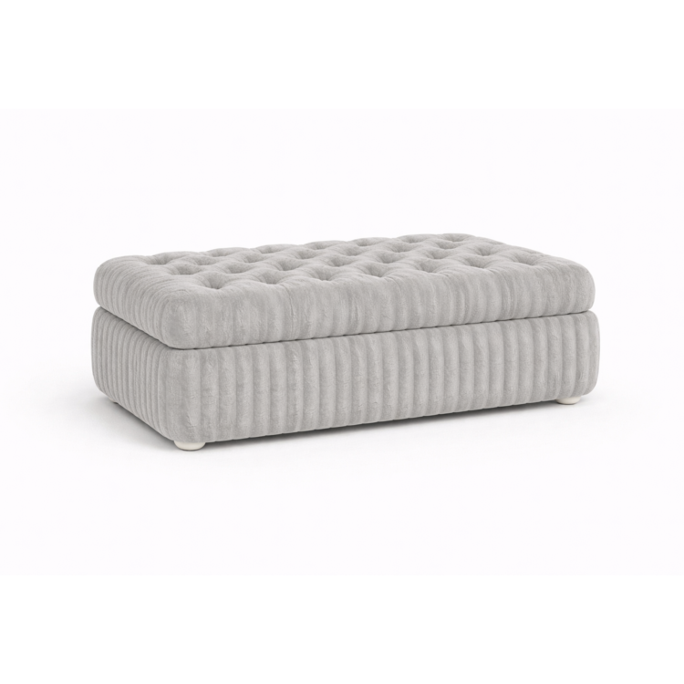 Pufa MODEL 2 80x40 - Szary (TILIA 86)