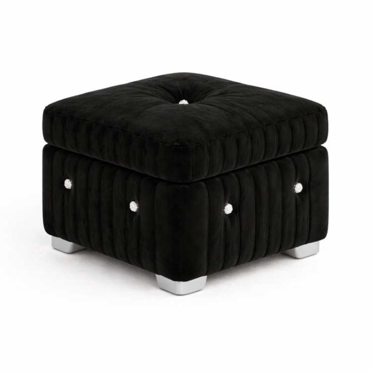 Pufa MODEL 3 40x40 - Czarny (TILIA 100)