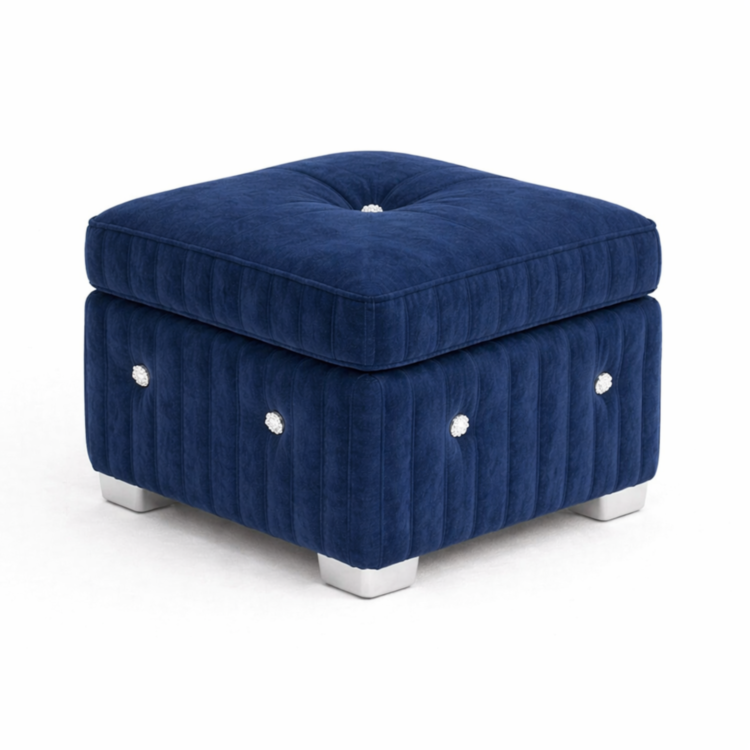 Pufa MODEL 3 40x40 - Granatowy (TILIA 77)