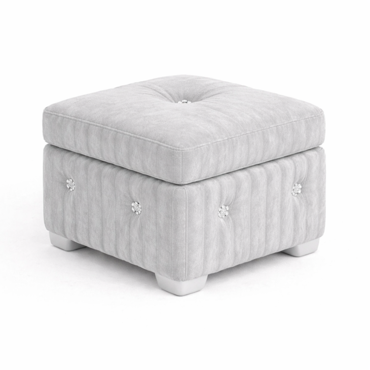 Pufa MODEL 3 40x40 - Szary (TILIA 86)