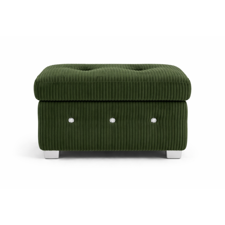 Pufa MODEL 3 60x40 - Butelkowa zieleń (POSO 014)