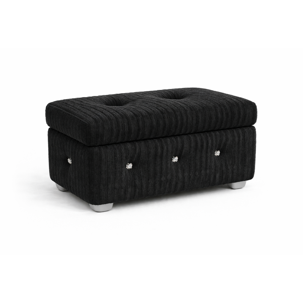 Pufa MODEL 3 60x40 - Czarny (TILIA 100)