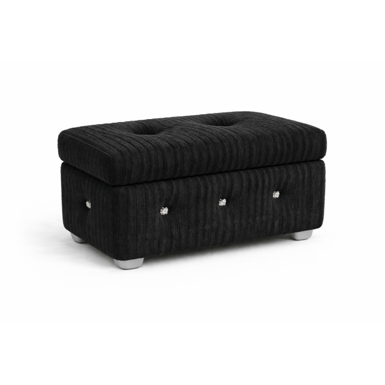 Pufa MODEL 3 60x40 - Czarny (TILIA 100)