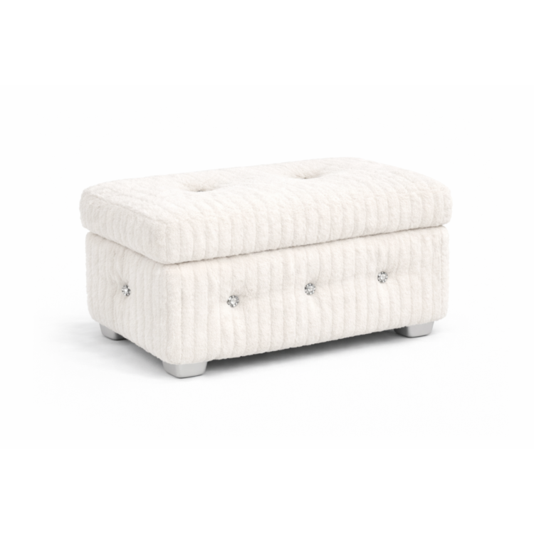 Pufa MODEL 3 60x40 - Śmietankowy (TILIA 1)