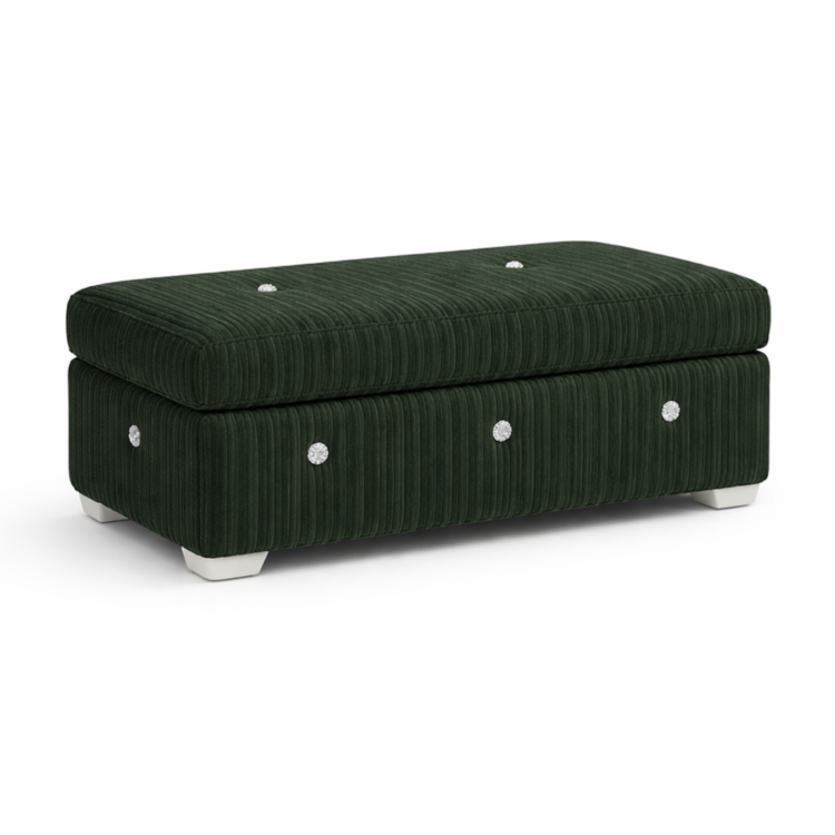 Pufa MODEL 3 70x30 - Butelkowa zieleń (POSO 014)